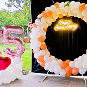 Elegant Outdoor 25th Anniversary Decoration