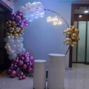 Bride to be balloon decor