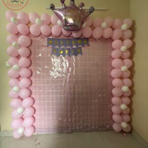 Crown & Cutie Balloon Decoration