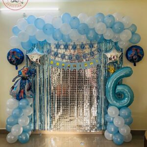 Frozen Birthday Balloon Decor