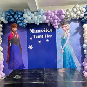 Frozen theme Elsa and Anna theme decor ring decoration