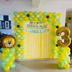 Jungle Balloon Birthday Party decor