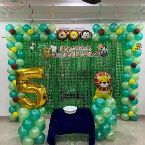 Jungle Safari Birthday Balloon decor
