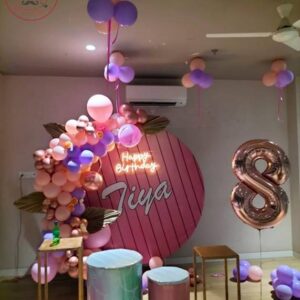 PASTEL THEME BALLOON RING DECOR