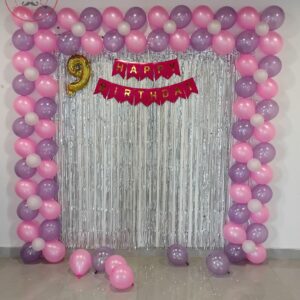 Pink & Purple Balloon Decor