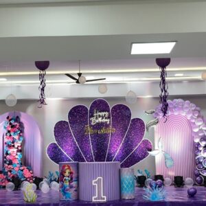 Purple Birthday Decor