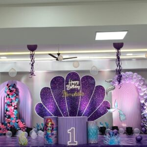 Purple Birthday Decor