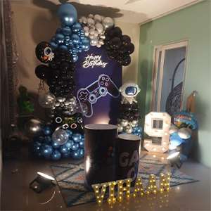 Gaming Theme Birthday Decoration