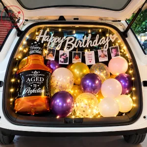 Premium Gentleman Birthday Bottle Theme Trunk Decor