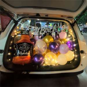 Premium Gentleman Birthday Bottle Theme Trunk Decor