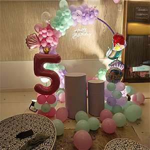 Princess Theme 5th Birthday Ring Setup