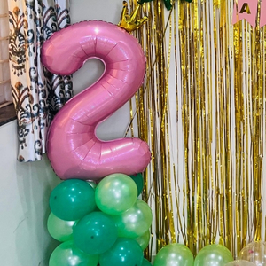 Green and Gold Mermaid Birthday Decoration