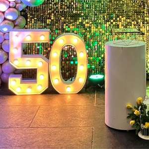 Royal Golden Birthday Balloon Setup