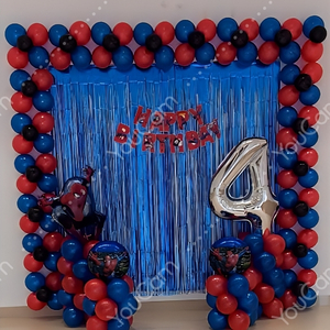 Special Spiderman Theme Birthday Decoration
