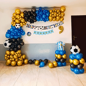 Football Theme 9th Birthday Decoration Kit