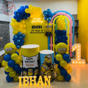 Minion Theme Birthday Decoration