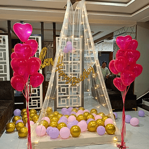 Luxury Princess Canopy Birthday Decoration Set