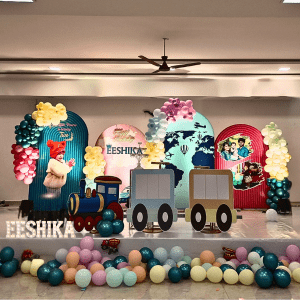 Train Theme Birthday Decoration