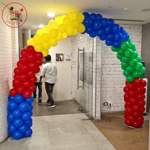 Rainbow Welcome Balloon Arch Decoration