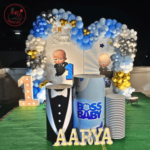 Boss Baby Theme Luxury Birthday Decoration