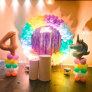 Magical Unicorn Rainbow Balloon Arch Birthday Decoration Set