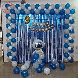 Royal Blue Shimmer Birthday Decoration