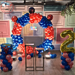 Superhero Ring Birthday Balloon Decoration
