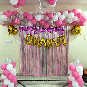 Pink Princess Birthday Decoration Kit