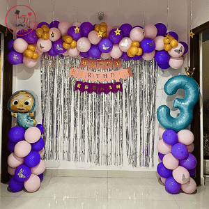 Purple Princess Birthday Decoration