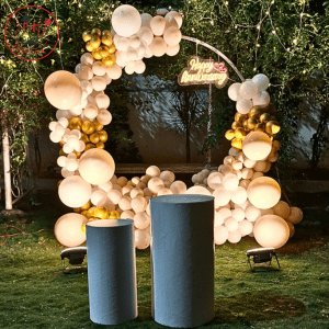 Golden Luxe Anniversary Ring Decoration