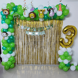 Jungle Safari 3rd Birthday Decoration Kit