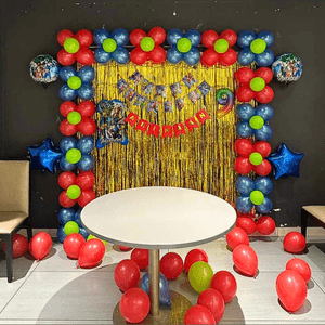 Superhero 9th Birthday Decoration Kit
