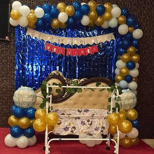 Royal Blue Cradle Ceremony Decoration Kit
