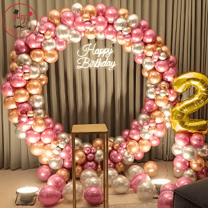Rose Gold Luxury Ring Birthday Setup