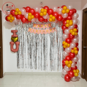 Royal Love Birthday Backdrop