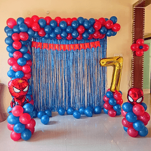 Spiderman 7th Birthday Decoration Kit