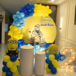 Minions 2nd Birthday Decoration Kit