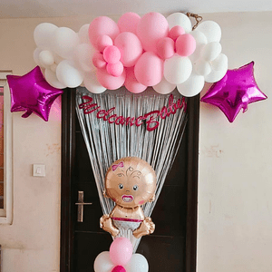 Welcome Baby Girl Decoration Kit