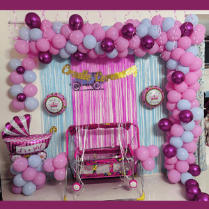 Baby Girl Cradle Ceremony Decoration Kit