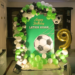 Football Theme 9th Birthday Decoration Kit