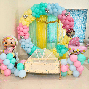 Baby Girl Cradle Ceremony Decoration Kit