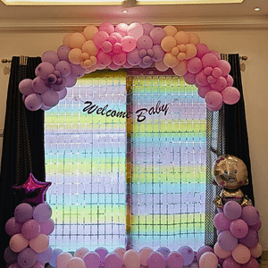 Welcome Baby Pastel Balloon Decoration Kit