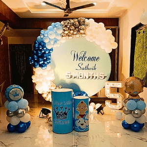 Baby Boy 5 Months Welcome Decoration Kit