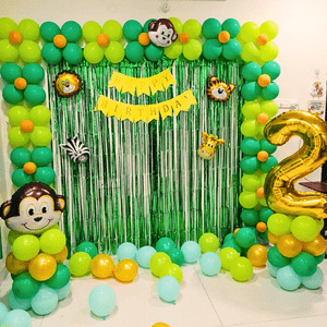 Jungle Safari 2nd Birthday Decoration Kit