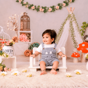 Enchanted Garden Baby Photoshoot Backdrop Set