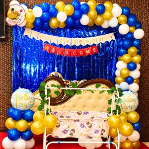 Royal Blue Cradle Ceremony Decoration Kit
