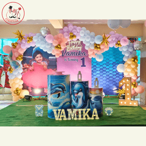 Under the Sea Theme 1st Birthday Decoration Setup