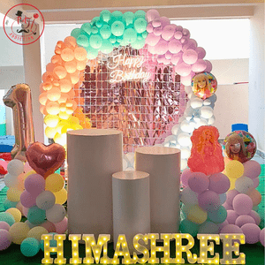 Pastel Princess Theme 1st Birthday Decoration Setup