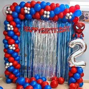 Spider Hero Party – Superhero Birthday Decoration
