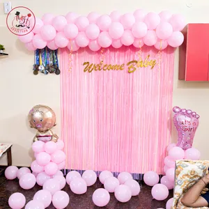 Welcome Baby Girl – Celebration Backdrop Decoration